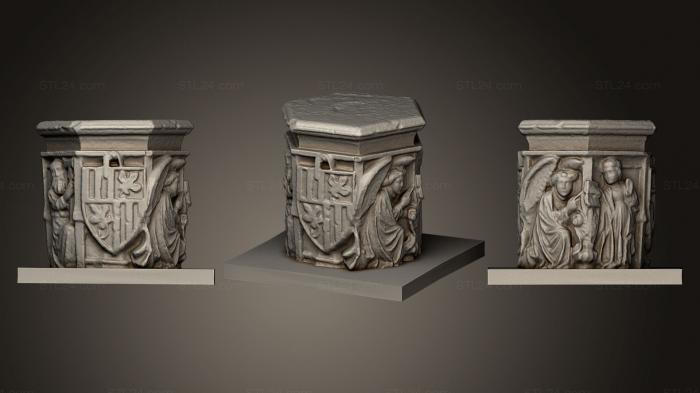 Miscellaneous figurines and statues (CAPITELL ROMNIC, STKR_0498) 3D models for cnc